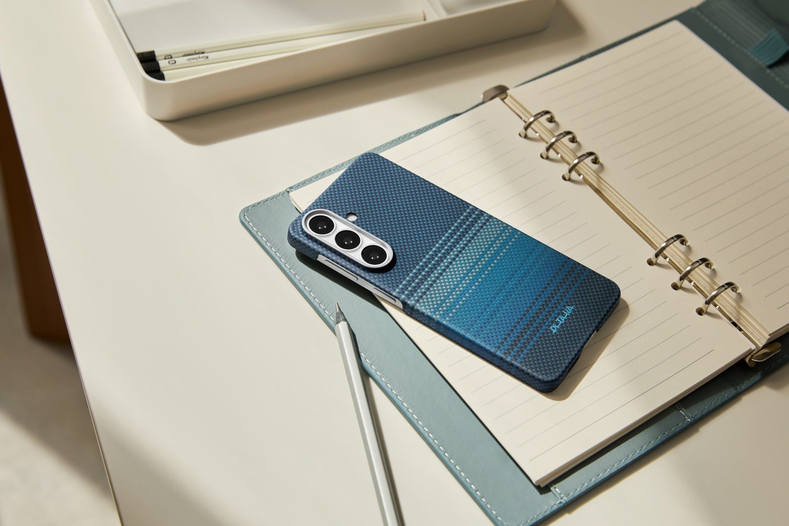 Edge Case on Galaxy S26+ | Image by Pitaka - Expand Galaxy S26 functions and add extra buttons with these elegant Pitaka cases