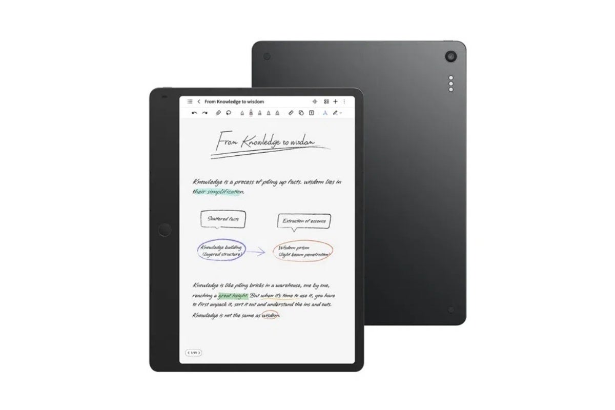 TCL Note A1 NXTPAPER front and back