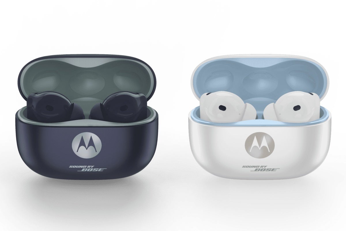 Official Moto Buds 2 Plus image in two colors