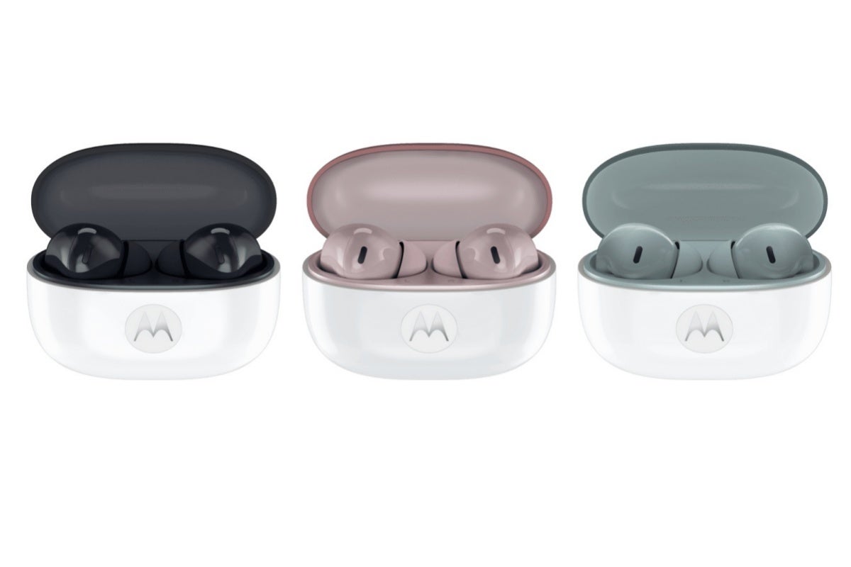Official Moto Buds 2 image in three colors