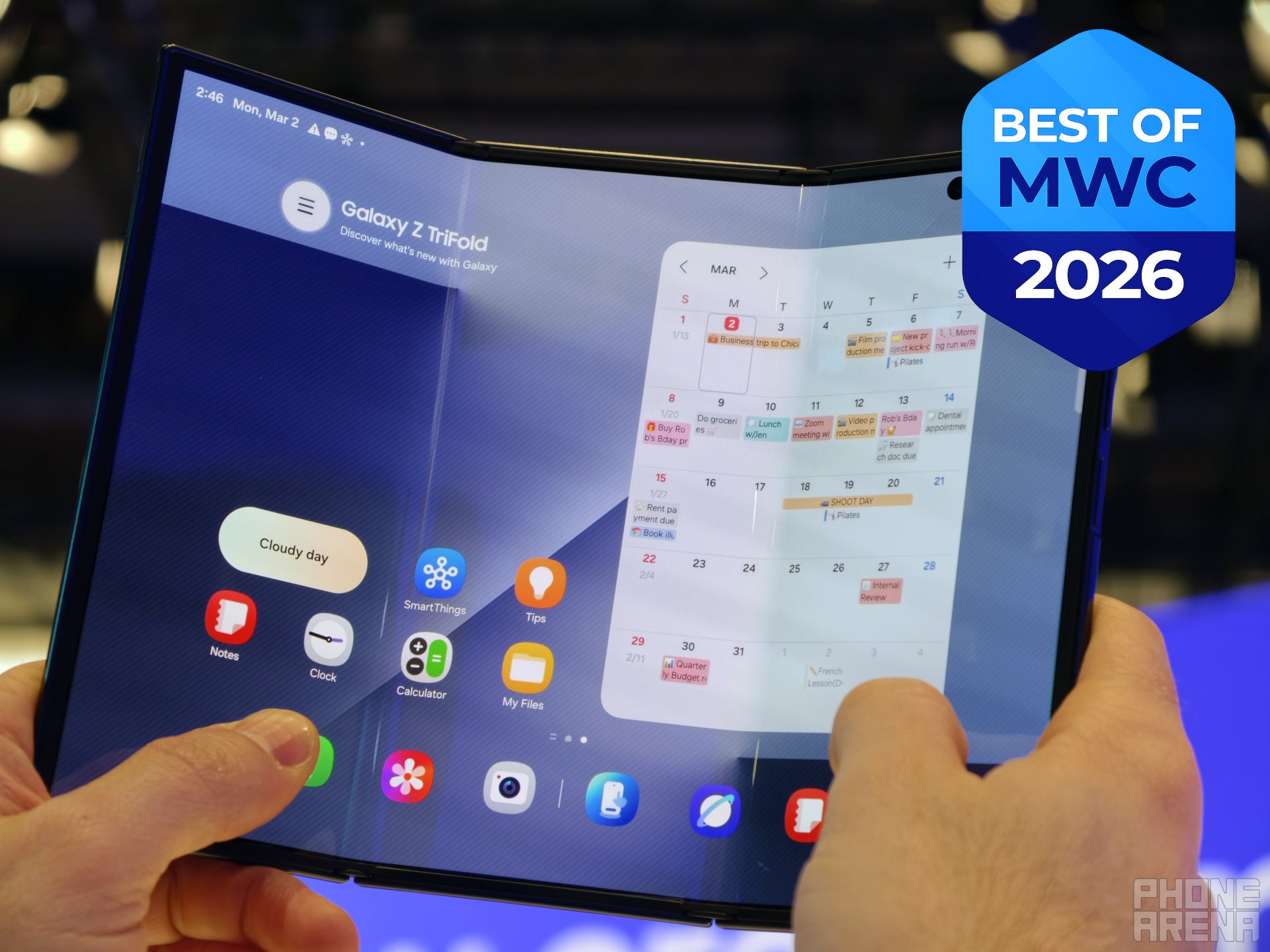 Galaxy Z TriFold at MWC | Image by PhoneArena - Best of MWC 2026: The most awesome tech products we saw