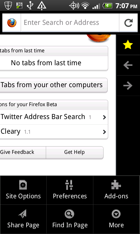 The new UI for the Firefox for Android mobile browser - Update brings new UI to Firefox for Android along with other enhancements