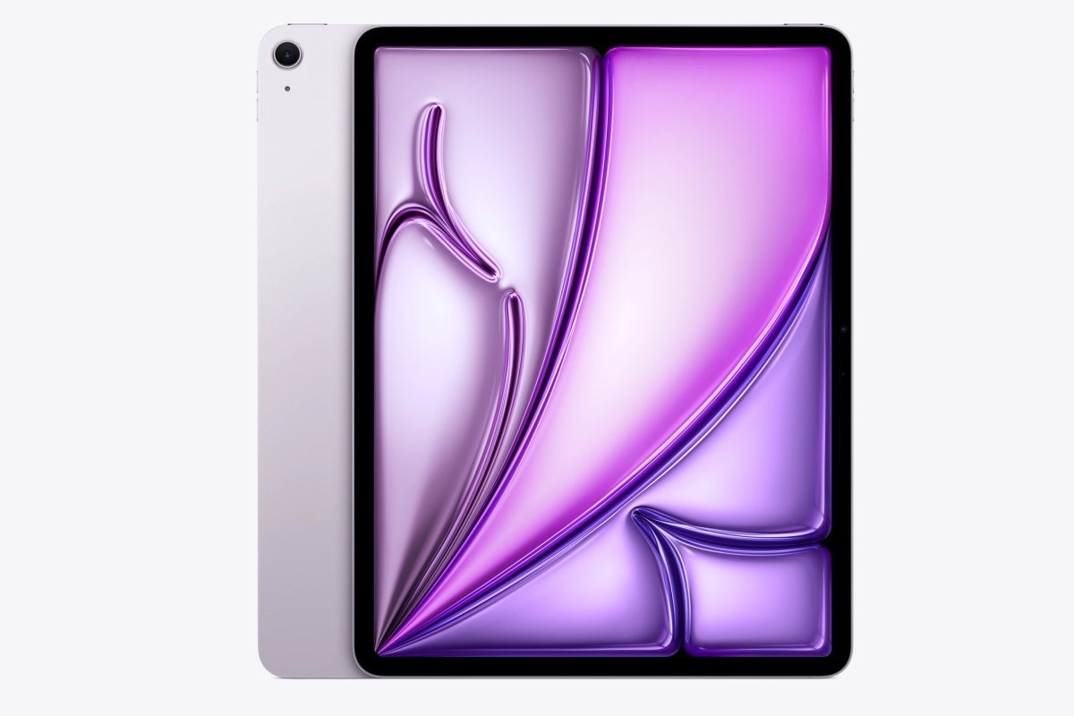 I think purple might be my favorite iPad Air color option. | Image by Apple - You can incredibly save up to $100 on Apple's new iPad Air 13 (M4) while it's still on pre-order