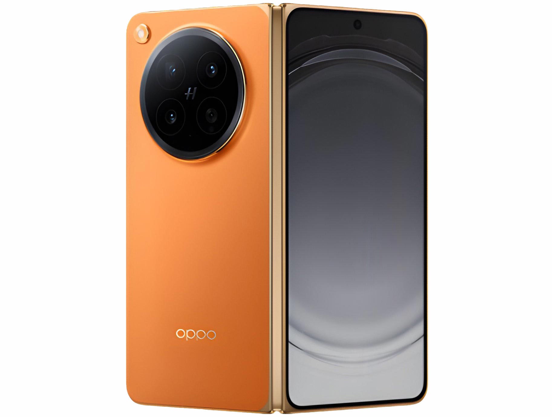 Oppo Find N6 in orange. | Image by Evan Blass - Leaked Oppo Find N6 renders reveal it'll come in at least one color you already love