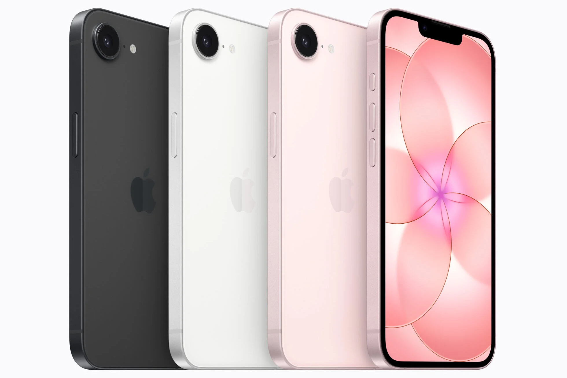 The iPhone 17e's new color variants are lovely. | Image by Apple - Verizon's Straight Talk makes it easy to grab an iPhone 17e
