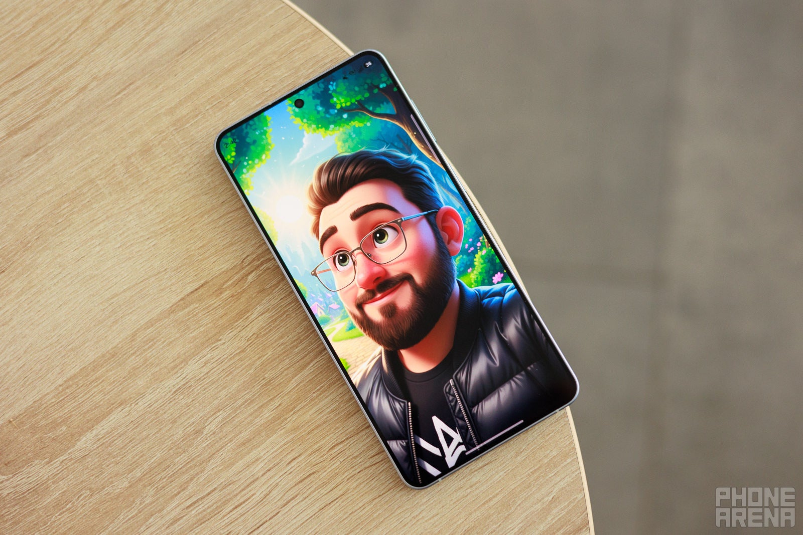 Me with the Pixar-like filter enabled. | Image by PhoneArena - The Galaxy S26 Plus is a solidly boring phone