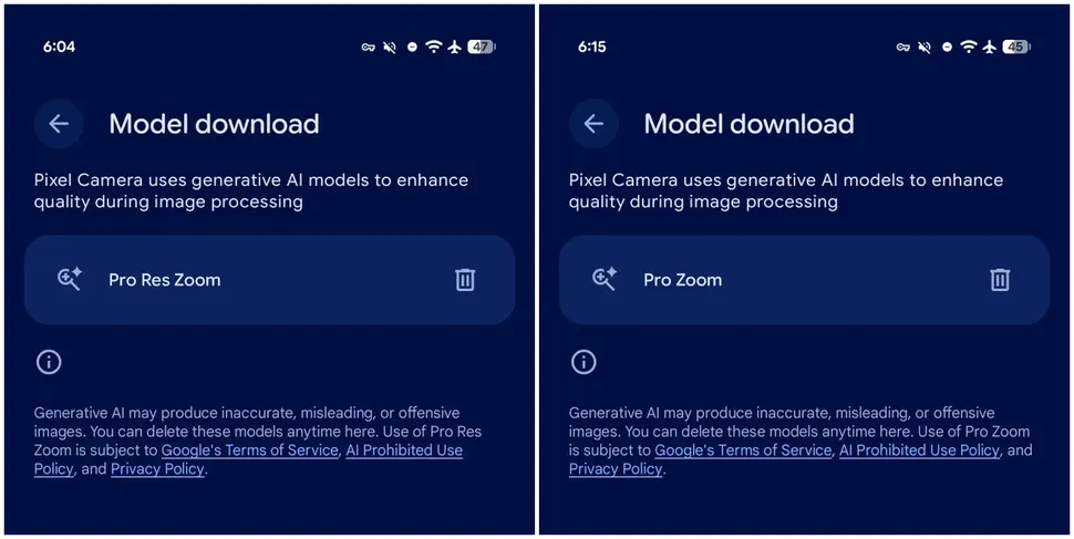 Google changed Pro Res Zoom to just Pro Zoom | Image by 9to5Google - Google has finally renamed one Pixel 10 Pro camera feature