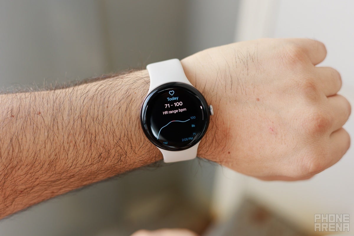 Heart rate monitoring on Google Pixel Watch 3