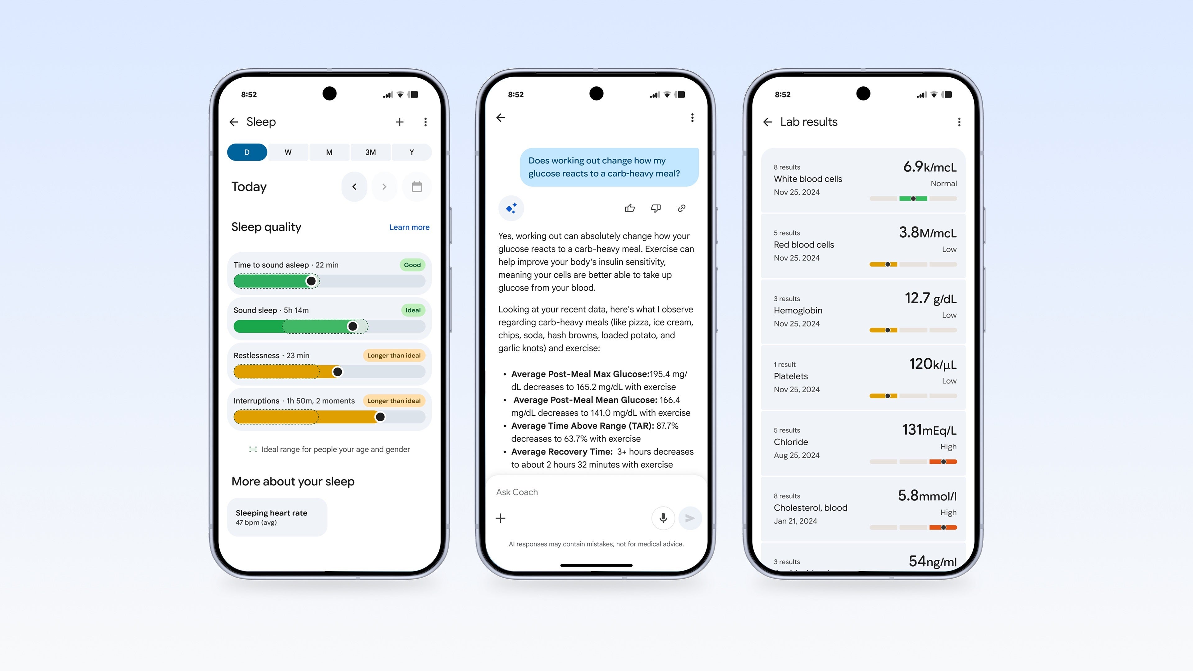 Fitbit Personal Coach features