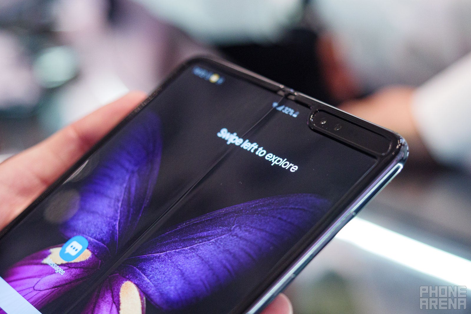 The original Galaxy Fold had quite a few drawbacks. | Image by PhoneArena - The Galaxy Z TriFold mess is actually good news for Samsung&rsquo;s future