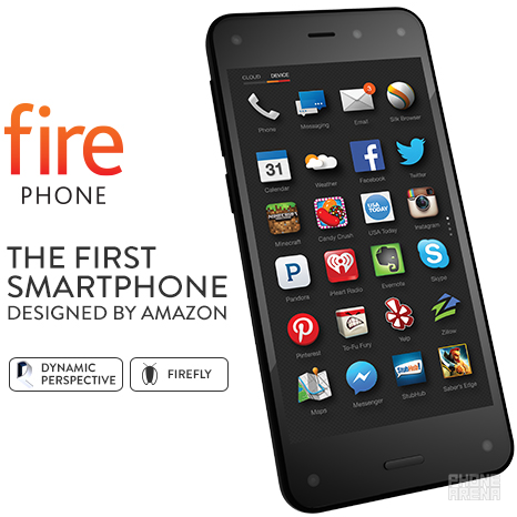 Image of Amazon&amp;#039;s 2014 flop, the Fire Phone.