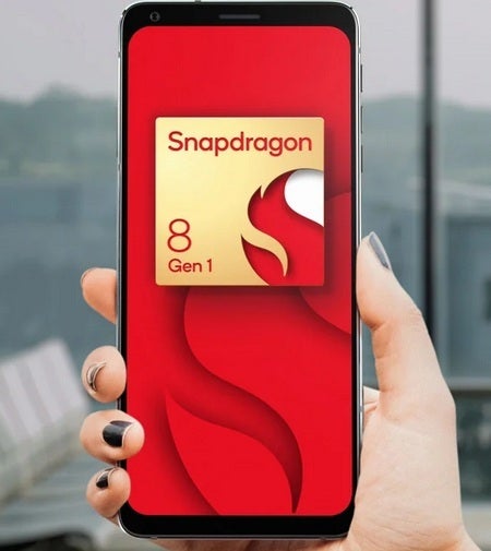 Qualcomm promotes the Snapdragon 8 Gen 1 processor that powered the Galaxy S22 series.