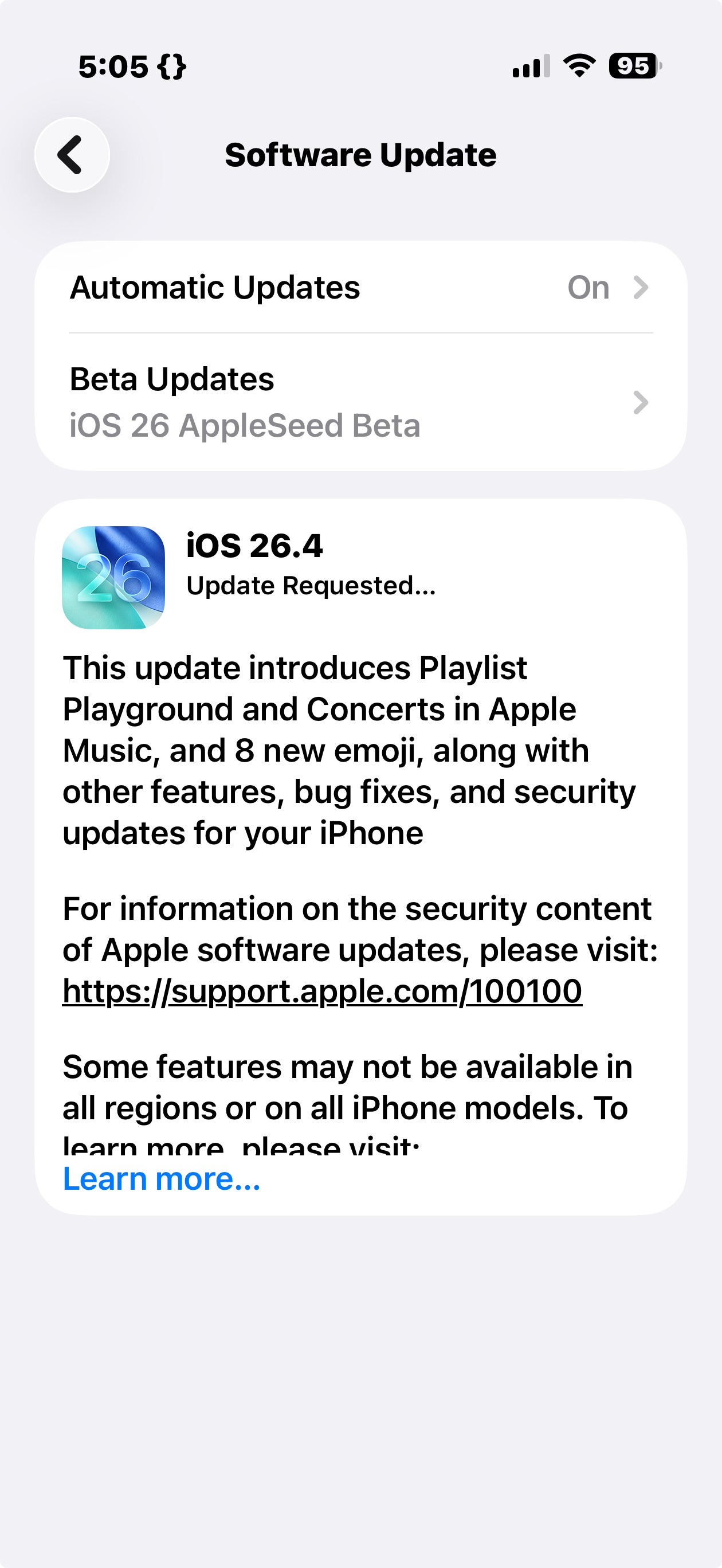 iOS 26.4 download