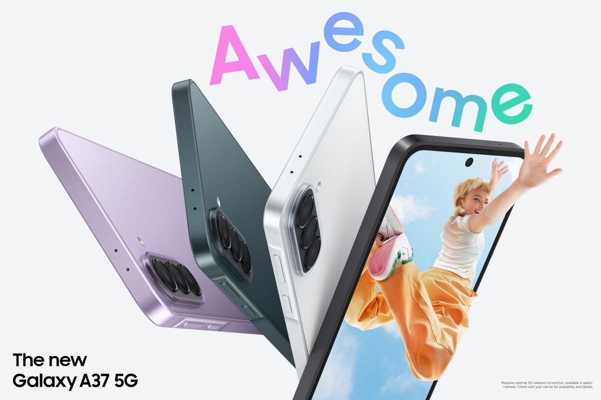Official promotional Samsung Galaxy A37 5G image