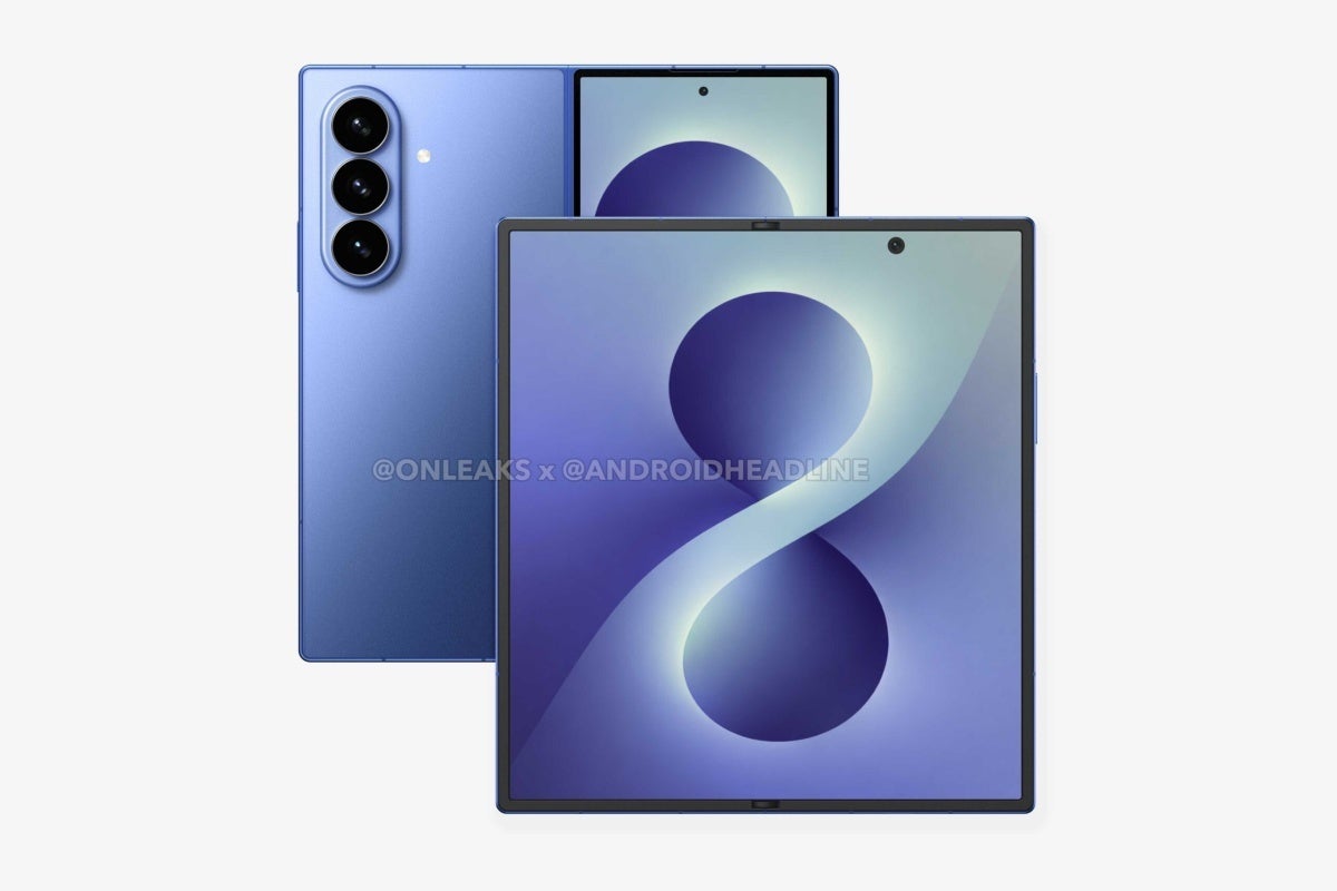 सैमसंग गैलेक्सी Z फोल्ड 8 का डिज़ाइन लीक