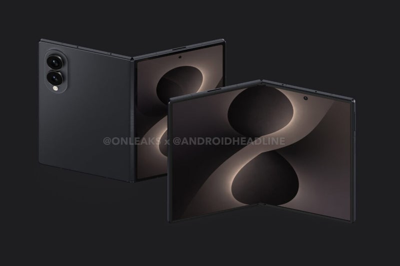 Leaked Samsung Galaxy Z Fold 8 Wide design