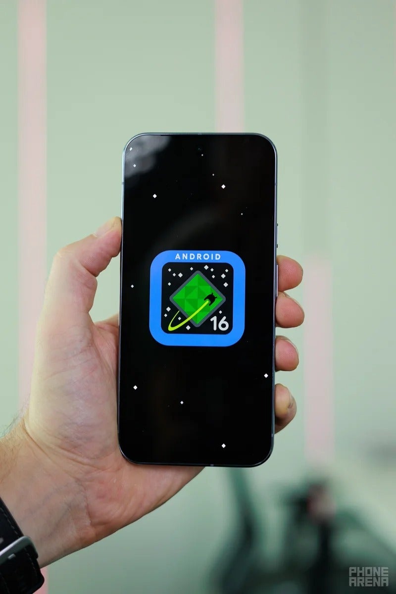 Pixel 10 Pro XL displaying Android 16 screen