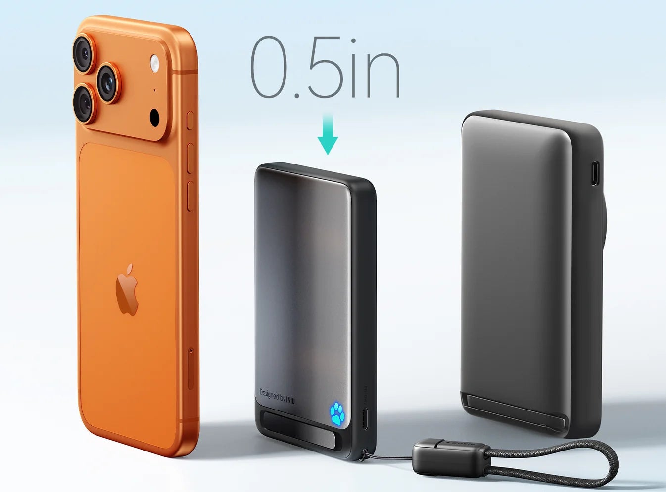 Small, thin, powerful | Image by Iniu - Spring Sale on amazing power banks and chargers: Iniu&rsquo;s Pocket Rocket 23% off!