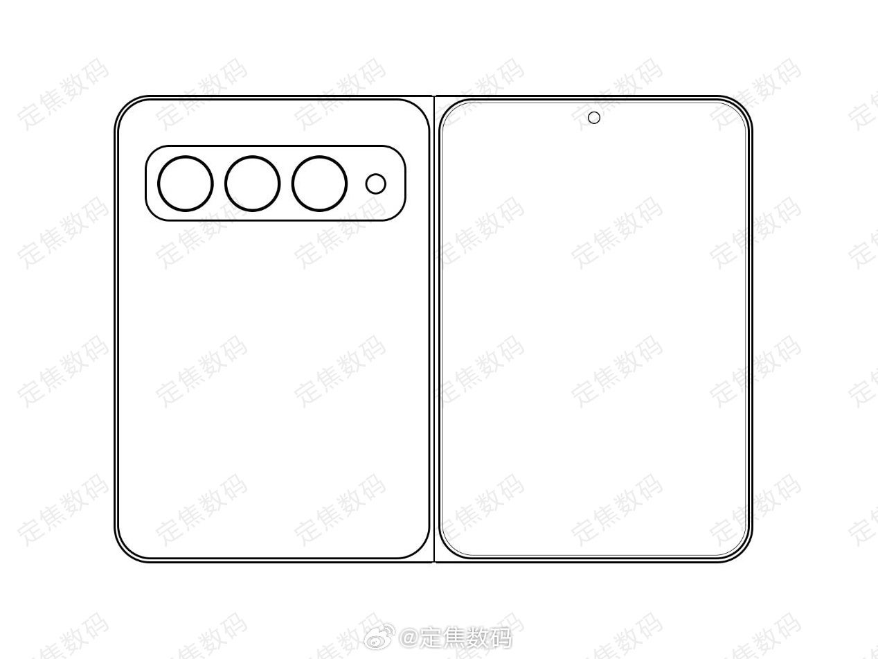 Wide-folding Huawei Pura leaked design