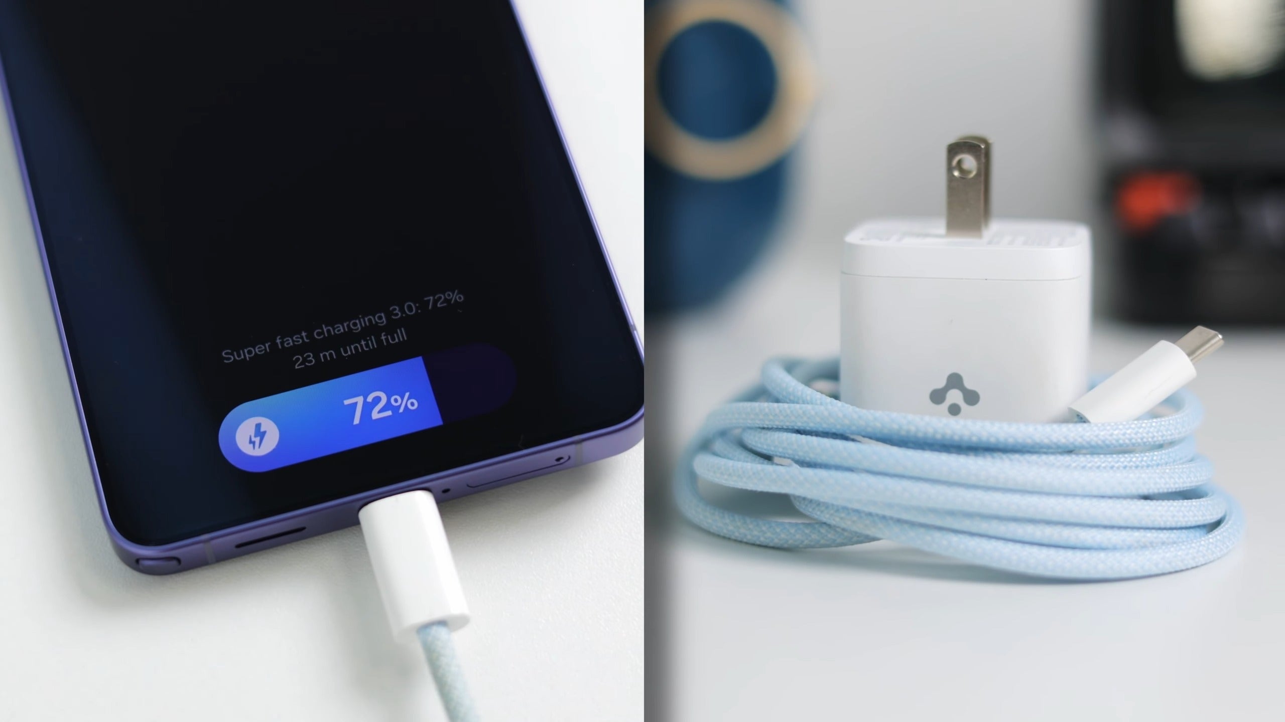 Faster charging on the S26 Ultra | Image by PhoneArena - Using a Galaxy S26 Ultra to vlog and edit an entire day