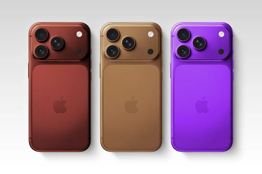 iPhone 18 Pro renders with colors