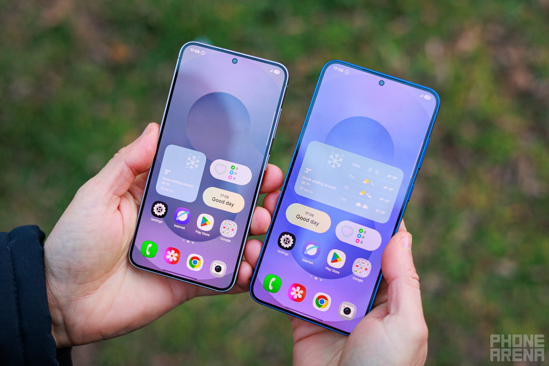 Galaxy S25 and Galaxy S25 Plus | Image by PhoneArena - This is when One UI 8.5 could launch on the Galaxy S25 series