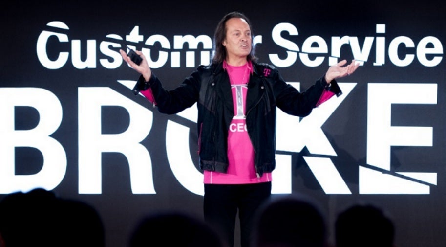 Former T-Mobile CEO John Legere in the Un-carrier days.