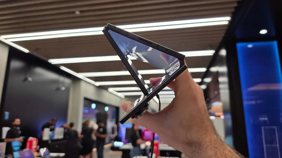 Samsung will stop selling the TriFold after just three months | Image by PhoneArena - The Galaxy Z Wide Fold might be the perfect tri-fold alternative