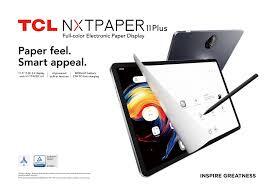 The NXTPAPER technology uses a special filter to offer a paper-like feel | Image by TCL - This new smartphone lasts a week on a single charge!
