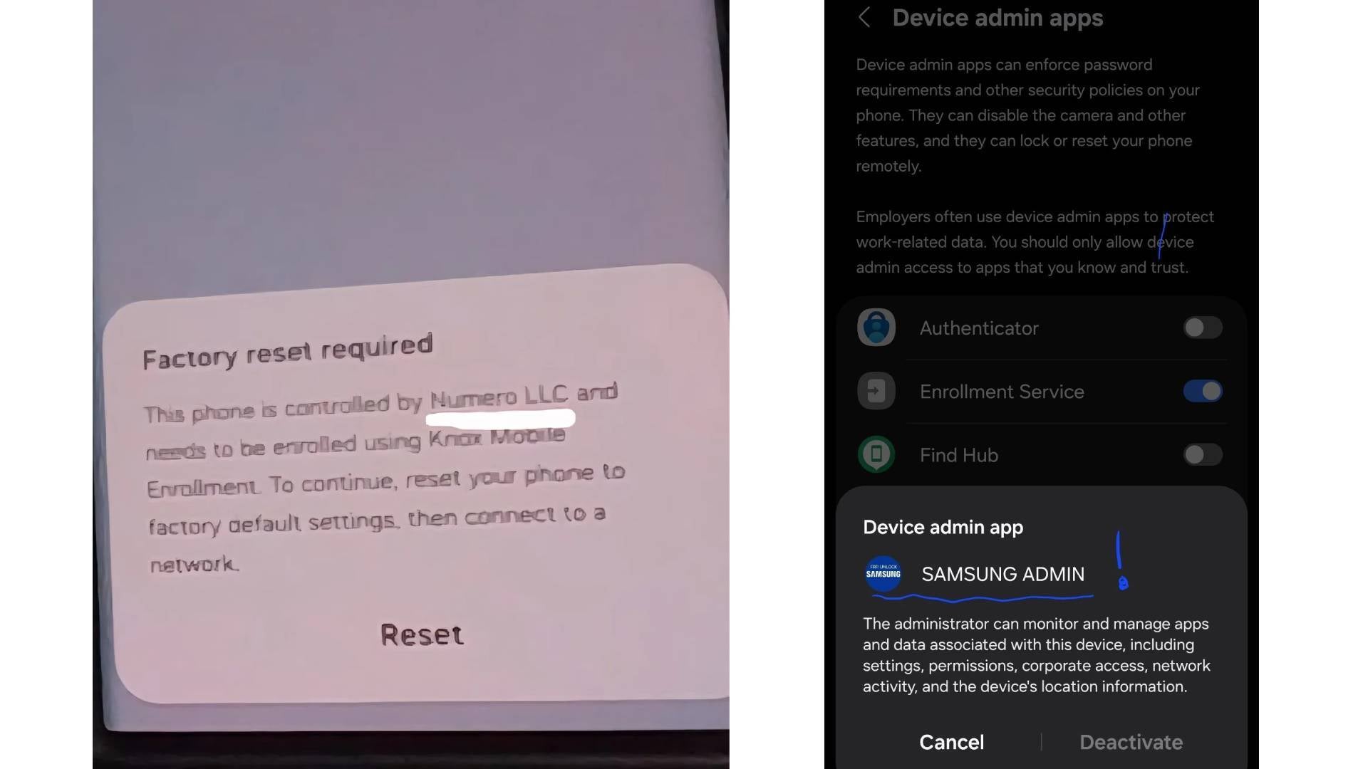 Galaxy S22 Ultra knox Numero LLC