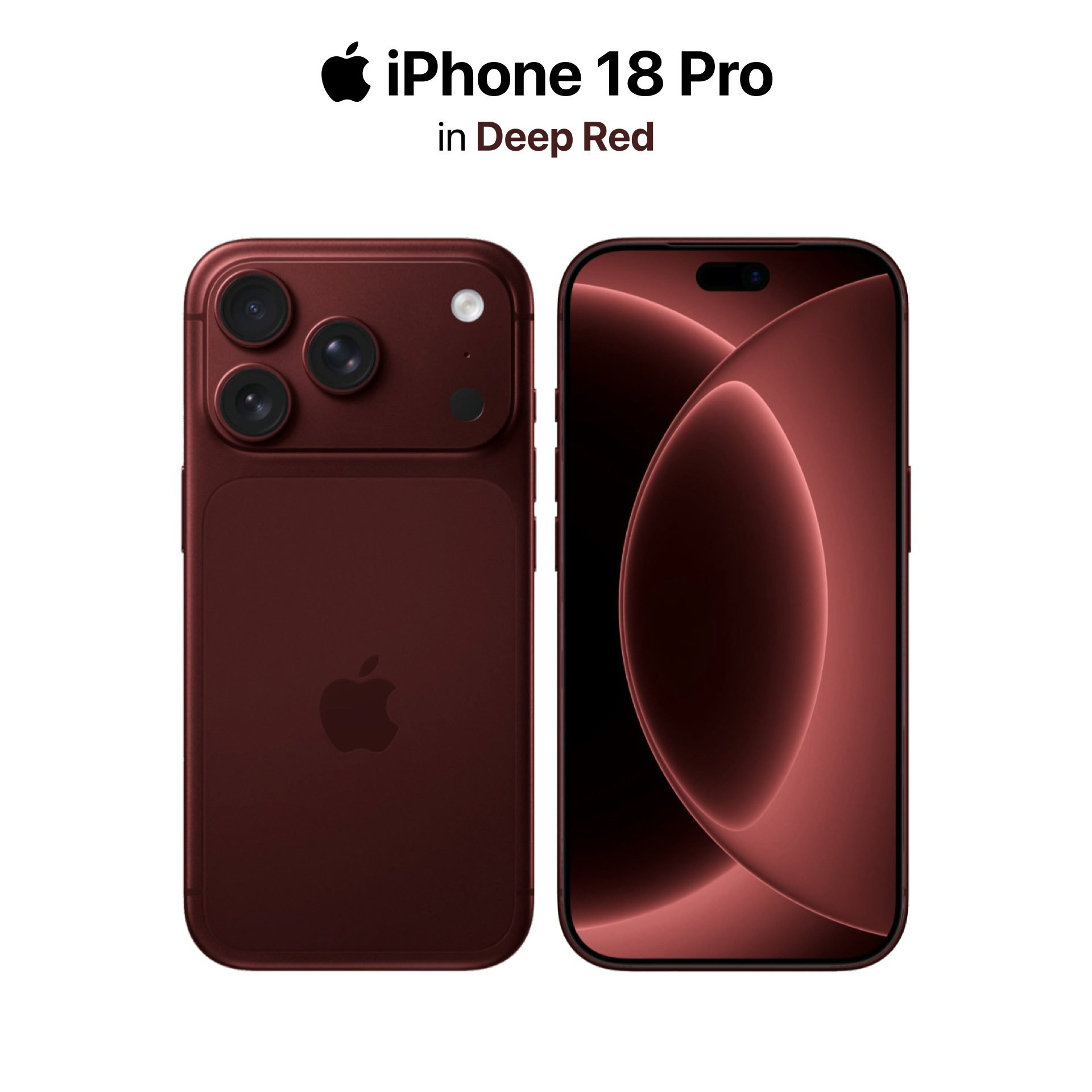 iPhone 18 Pro leaked red color