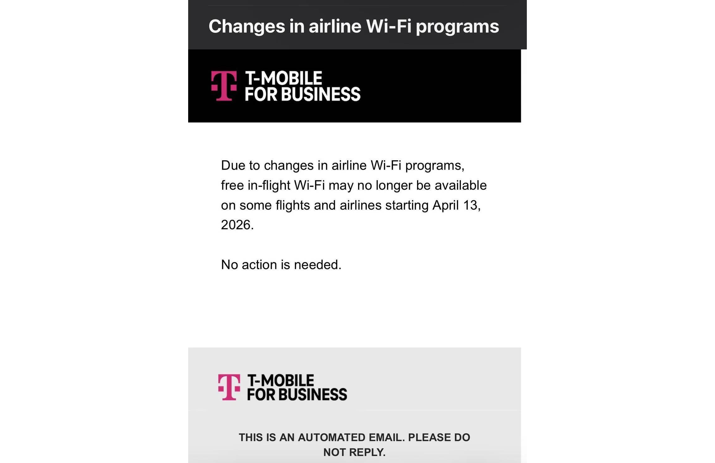 T-Mobile in-flight wi-fi