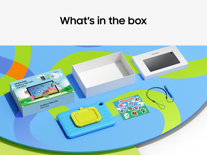 There are a lot of extras here! | Image by Samsung - Samsung unveils a new kid-friendly Galaxy Tab with a surprising feature