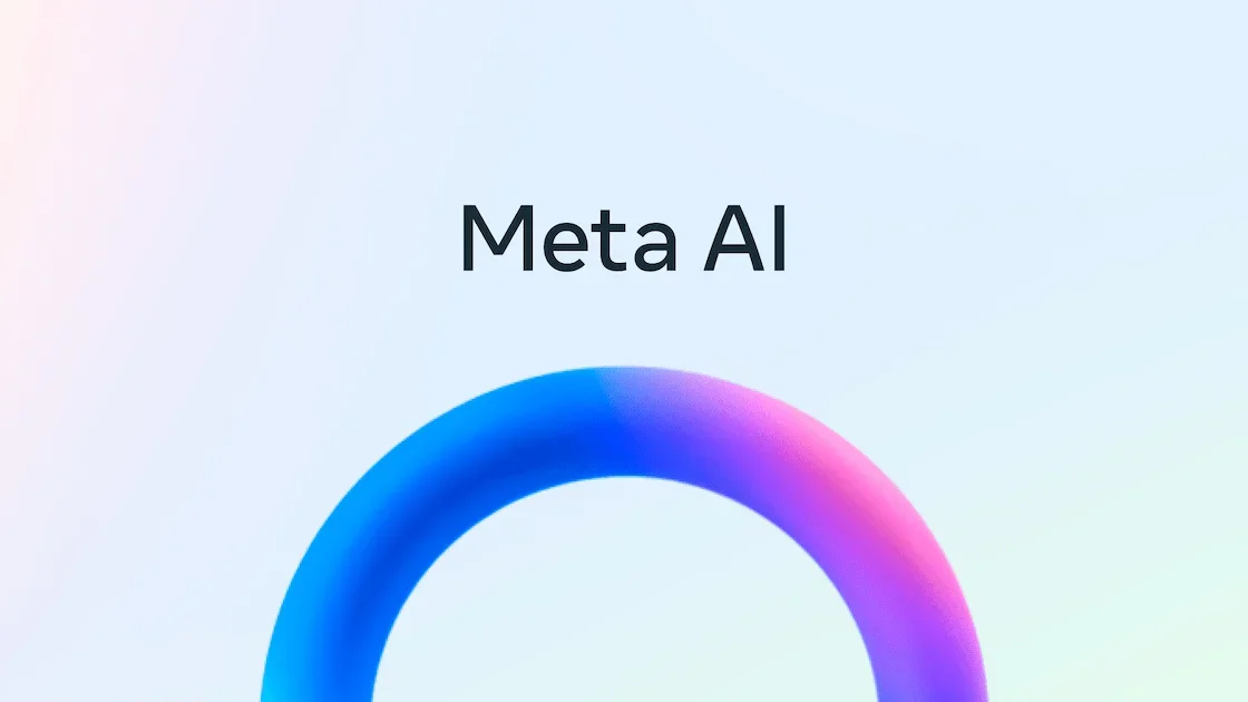 Meta AI logo.