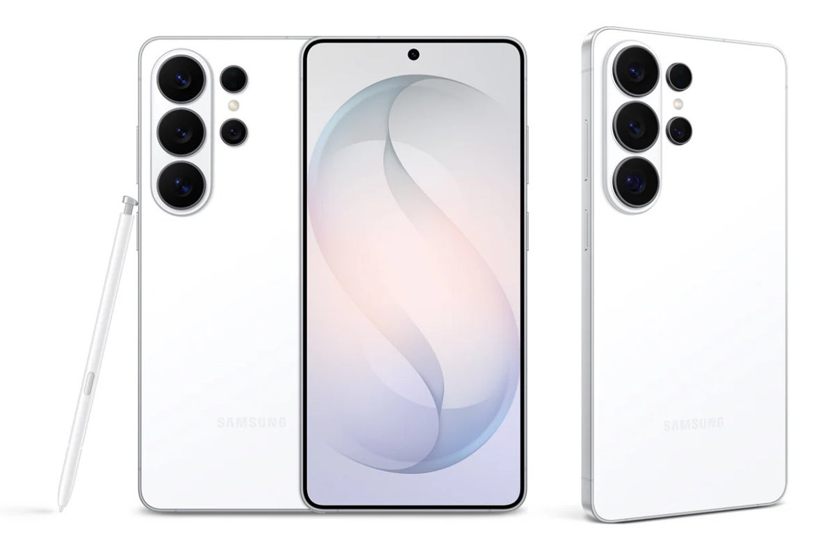 Samsung Galaxy S26 Ultra in white