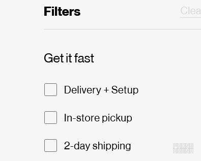 Image from Verizon website shows how to arrange for a delivery.