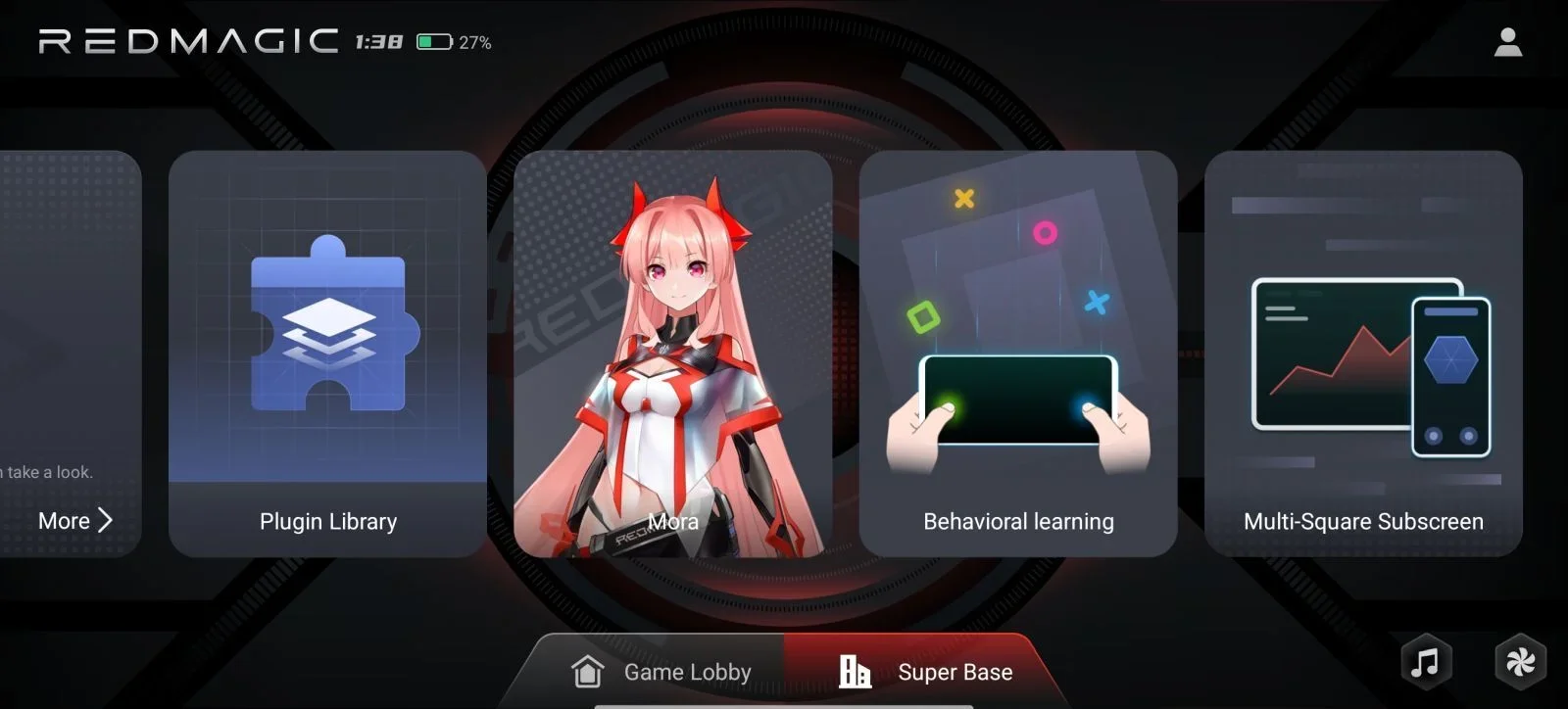 Anime mascots and angular icons - the RedMagic 11 Pro UI | Image by PhoneArena - I spent 6 months using a gaming phone as a daily driver