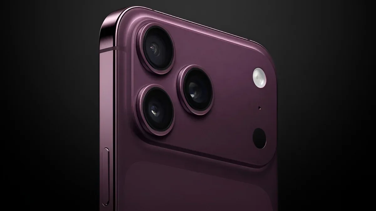 Dark Cherry. Render of the iPhone 18 Pro. | Image by Mac Daily News - What will the iPhone 18 Pro look like? These early renders may offer the answer