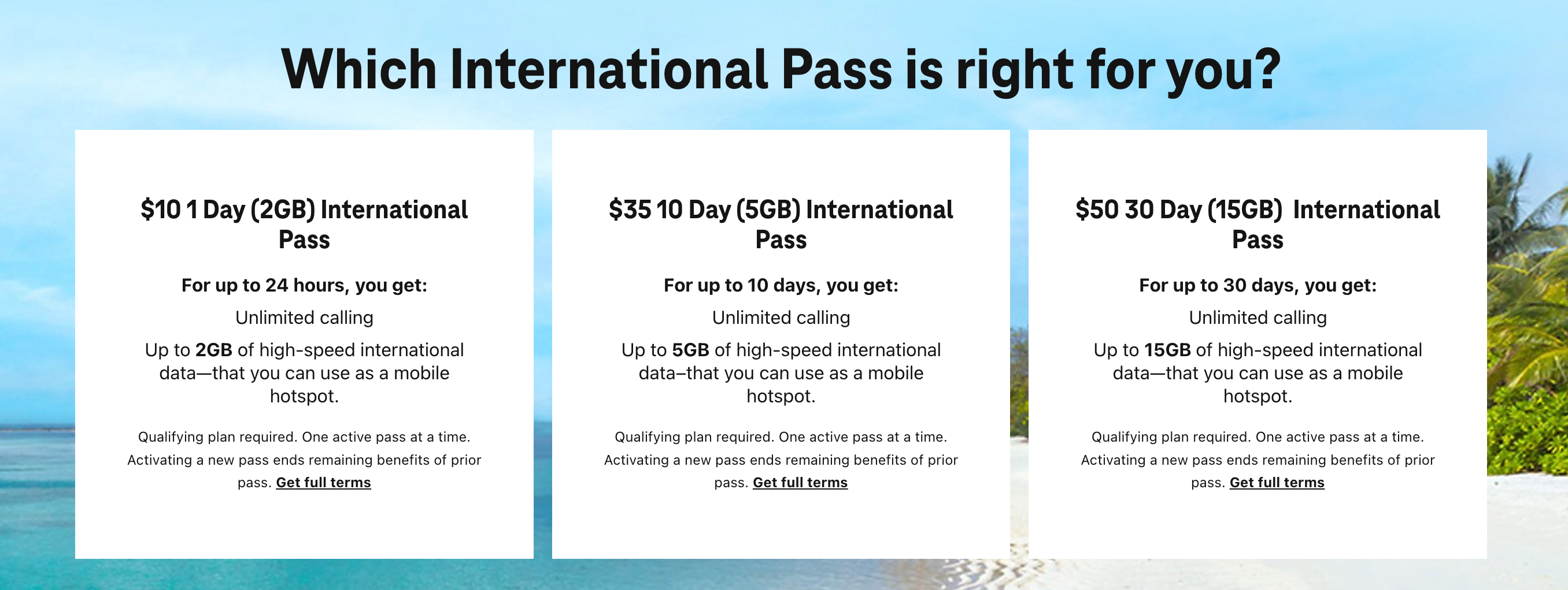 t-mobile International Pass price increase