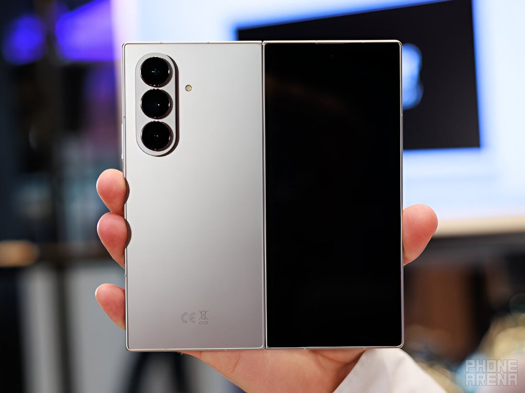 Samsung Galaxy Z Fold 7 rear unfolded