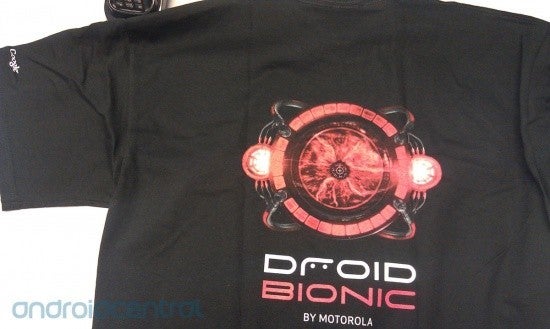 These Motorola DROID BIONIC shirts are the latest in smartphone fashion - Motorola DROID BIONIC shirts are here; video shows the DROID BIONIC in action
