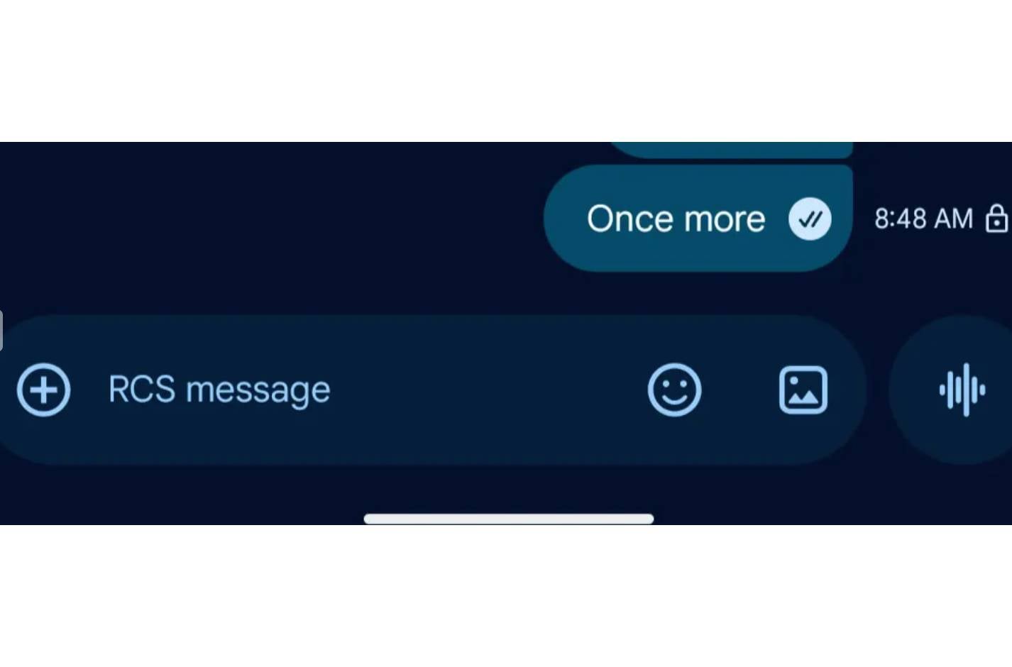 This Google Messages design was more widely available in early 2026 | Image by 9to5Google - Google Messages update will make you wish for an end to this madness