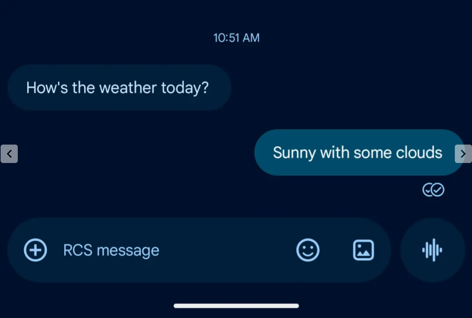 Google Messages latest look. | Image by 9to5Google - Google Messages update will make you wish for an end to this madness
