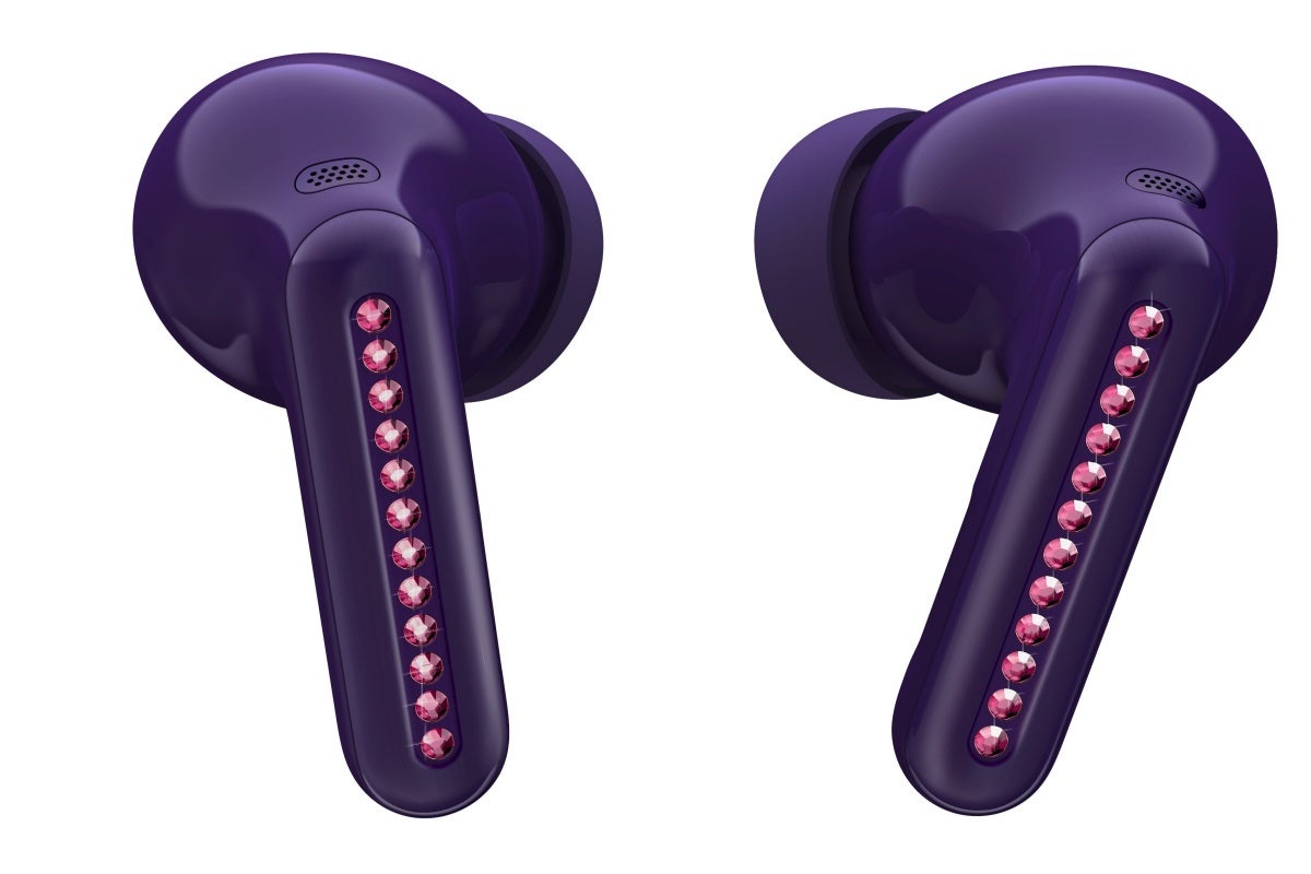 Leaked Moto Buds 2 Plus image in House of Moto Indigo color