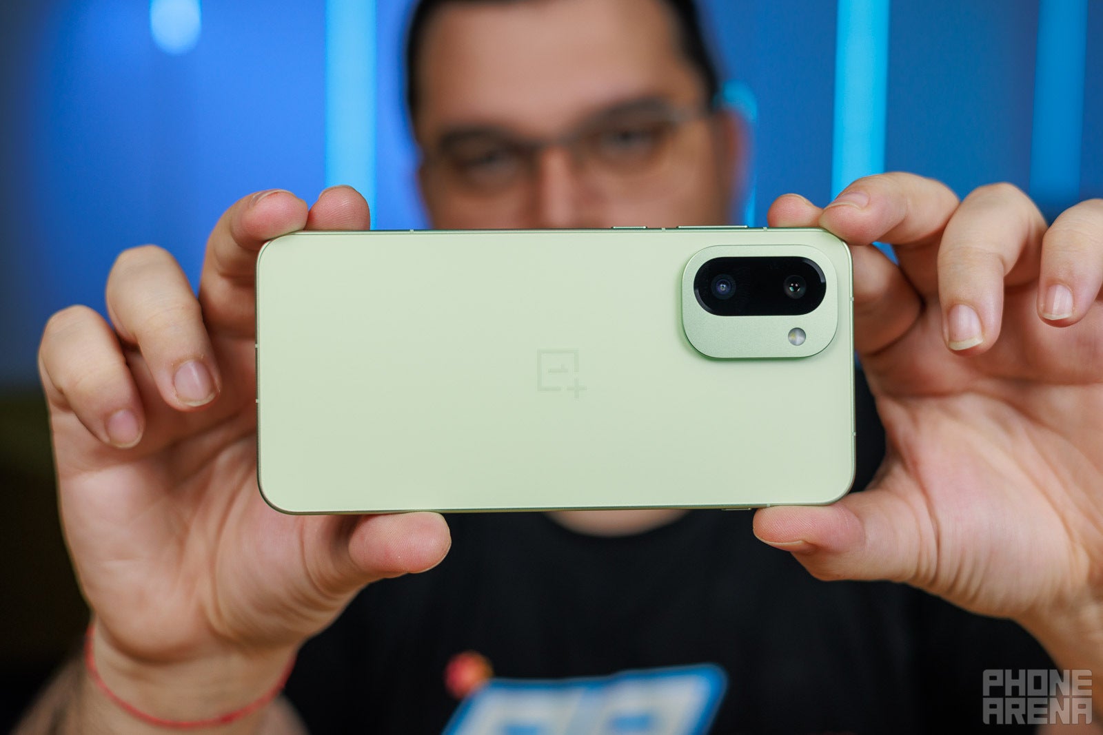 Rear view of OnePlus 15R.