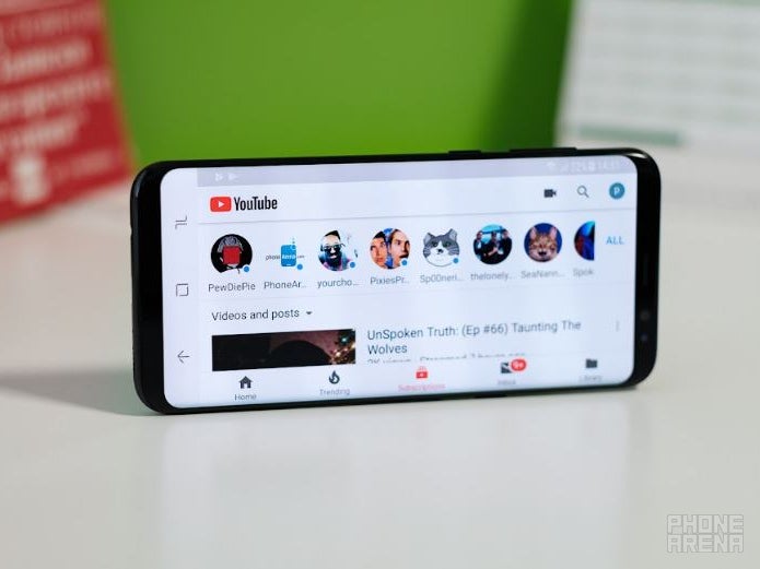YouTube app on Android phone