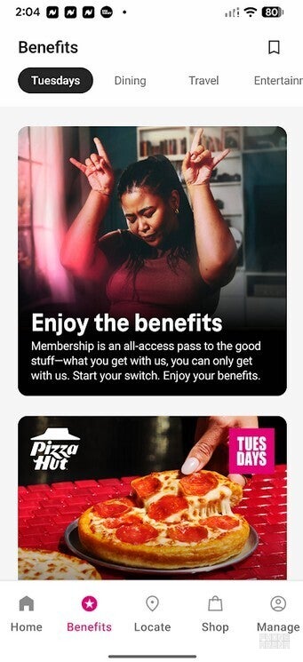 T-Life screenshot.