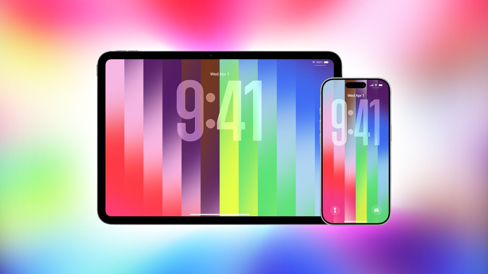iOS 26.5's new Pride wallpaper. | Image by Apple - Apple is launching iOS 26.5 soon, here's what's new