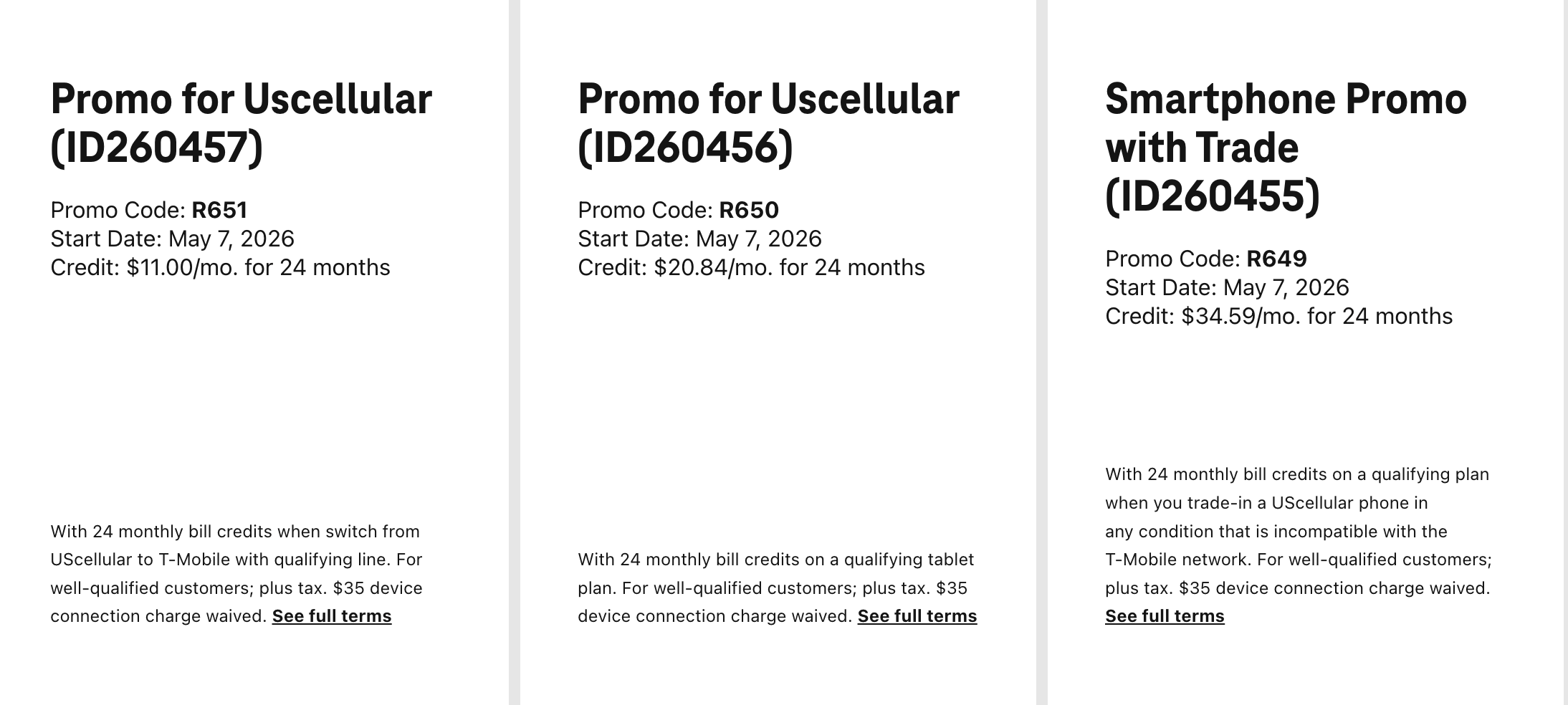 t-mobile UScellular deals