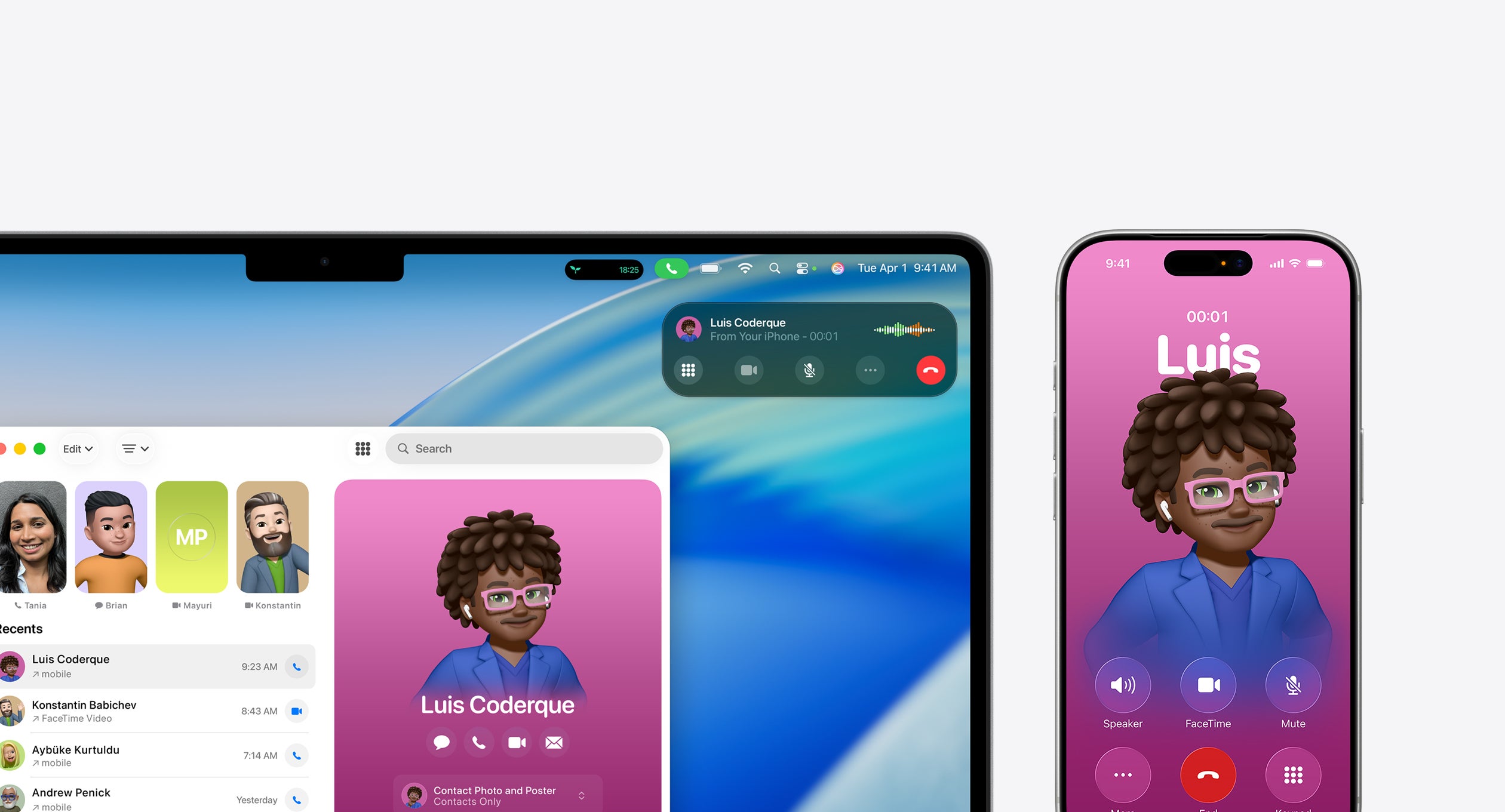 Liquid Glass interface on MacBook and iPhone. | Image by Apple - Thanks Apple: you're finally fixing macOS Tahoe's most annoying UI problems nobody could ignore